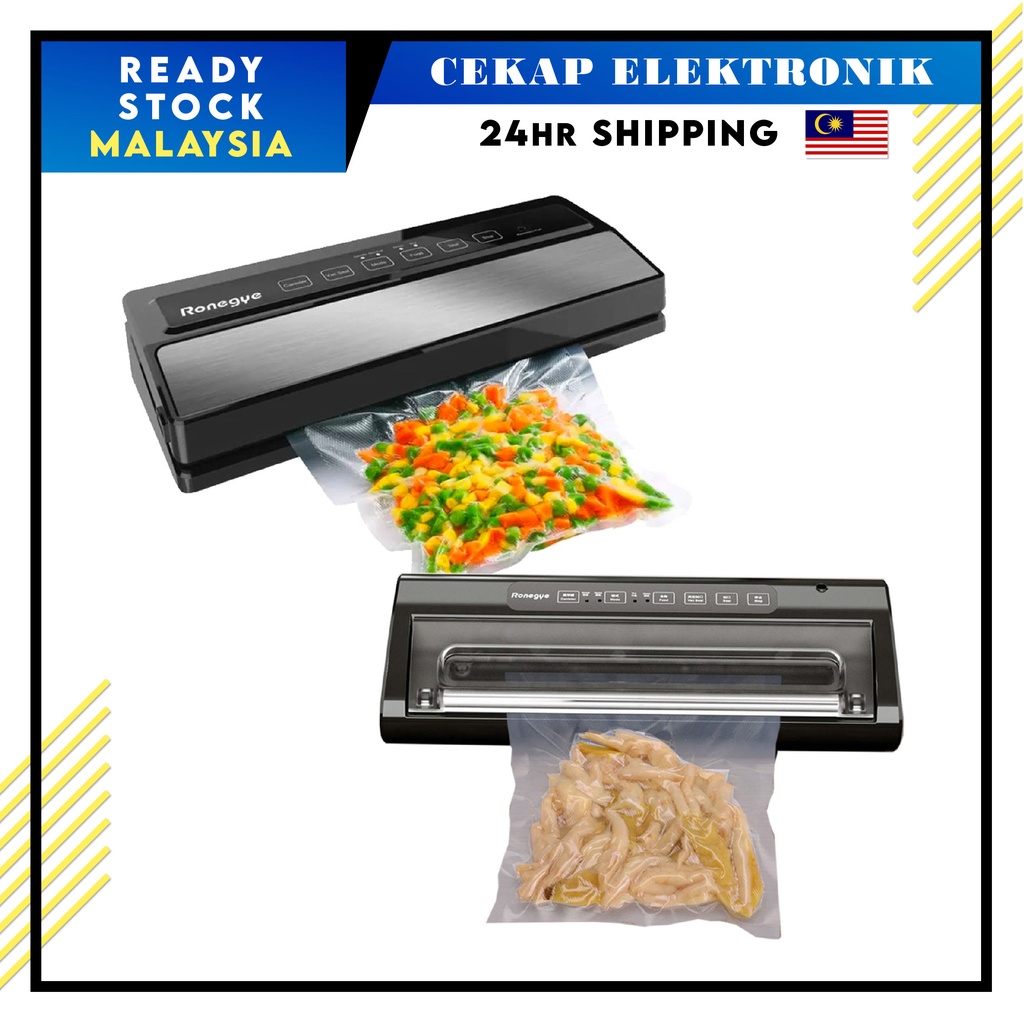 Ronegye/Emiliya Vacuum Sealer Packing House Residential Pengedap Vakum Auto Manual Shopee Malaysia