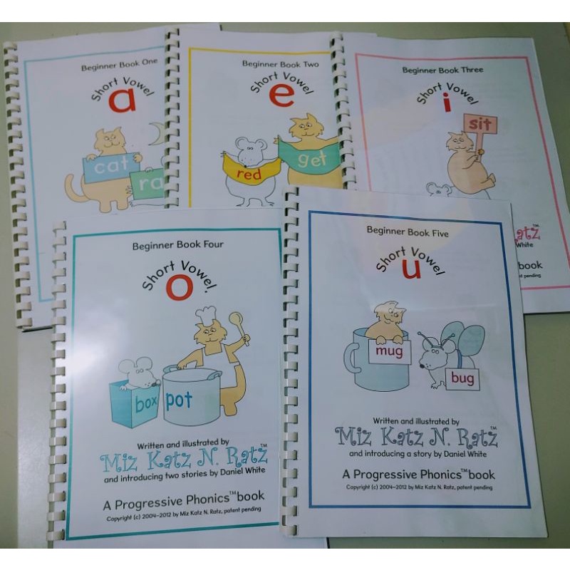 (Version 1 ) Progressive Phonics Beginner Book One Short vowels a,e,i,o