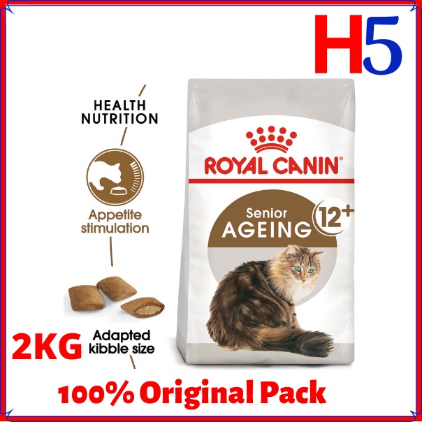 ROYAL CANIN Senior Ageing 12 2KG Dry Cat Food Makanan Kucing Pet Food