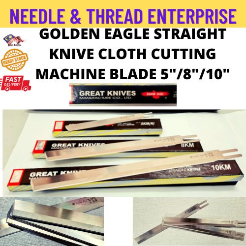 PISAU MESIN POTONG KAIN / STRAIGHT KNIFE AUTHENTIC CLOTH CUTTING ...