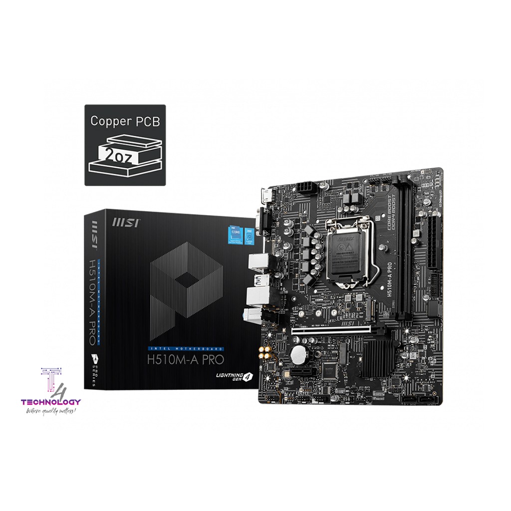 MSI H510MA PRO INTEL H510 LGA1200 MOTHERBOARD Shopee Malaysia