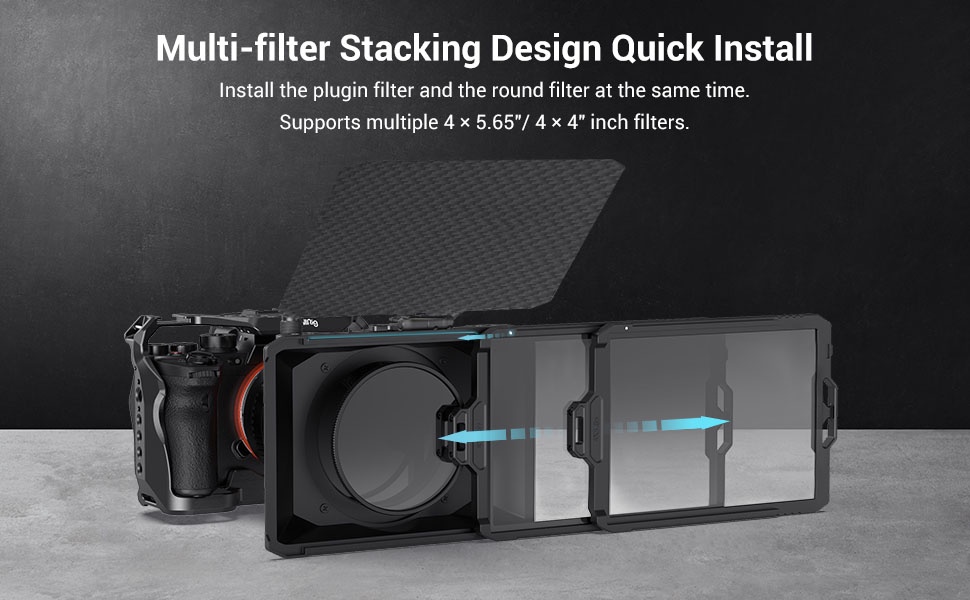 SmallRig Mini Matte Box Lite with Top Flag for DSLRs and Mirrorless