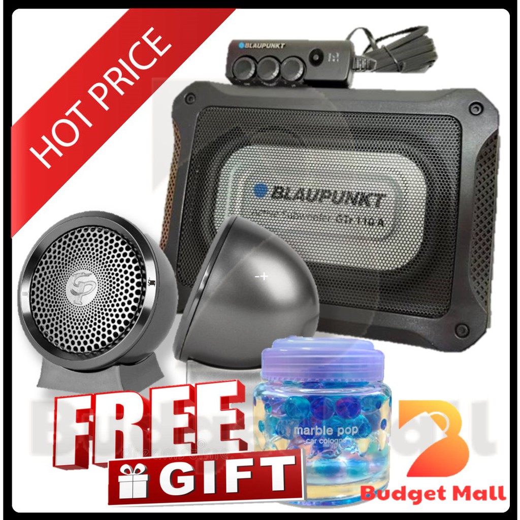 BLAUPUNKT GTR110A Car Underseat Active Subwoofer + 2" Full Range