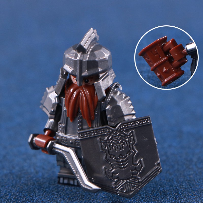 Dain Ironfoot Compatible With Leging Minifigures The Lord Of The Rings 8969