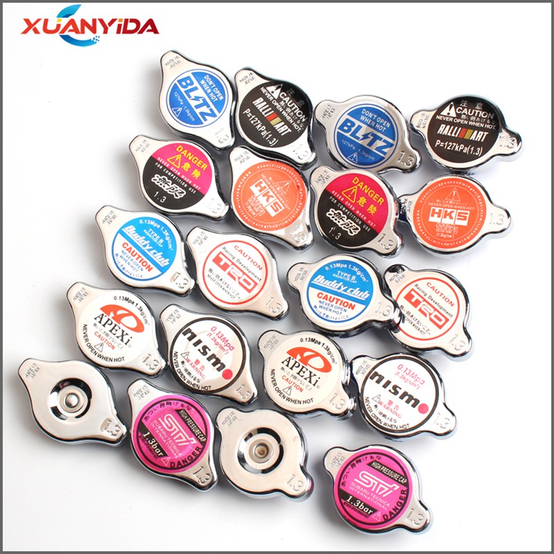 Universal Car Radiator Cap 1.3kg/cm 127kpa High Pressure Cover 1.3bar ...
