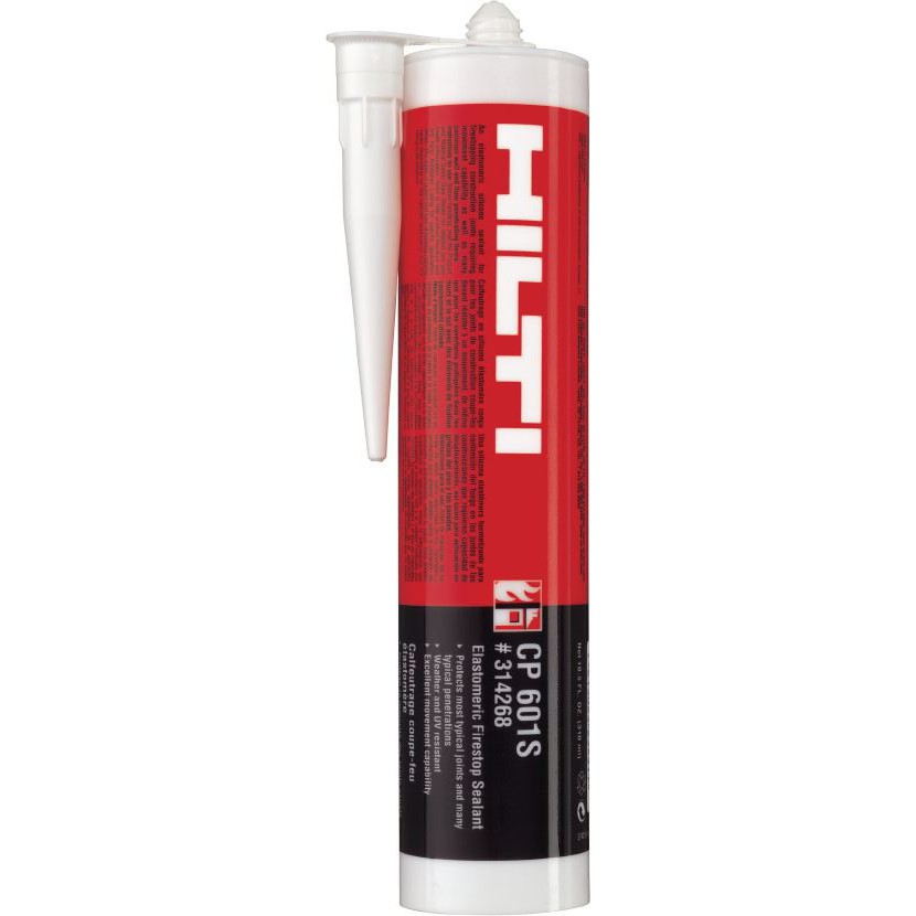 HILTI CP 601S FIRESTOP SILICONE SEALANT WHITE (310ml) Siliconebased