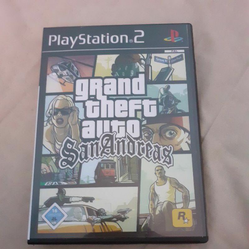 PS2 Grand Theft Auto SanAndreas DVD (Original) | Shopee Malaysia