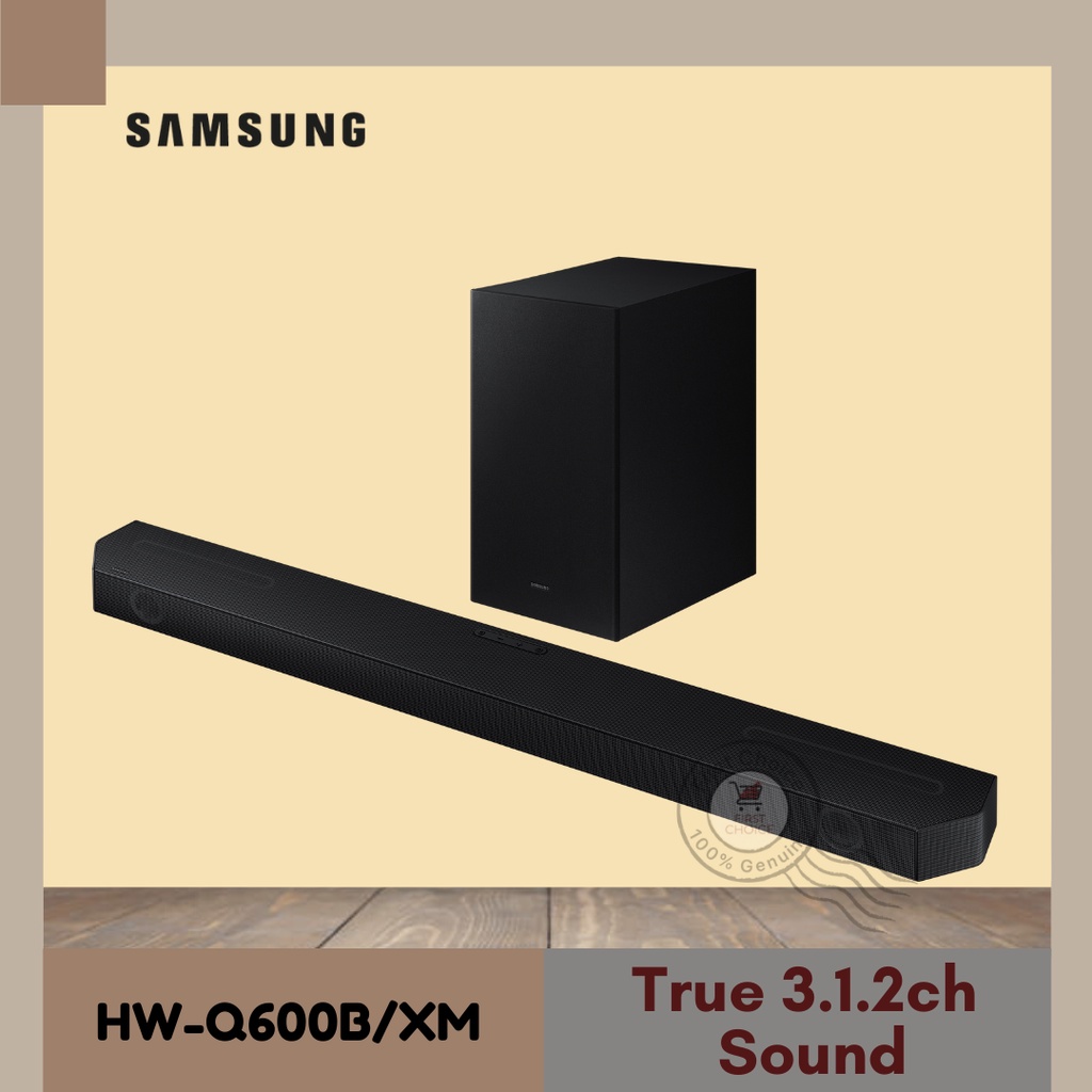 *2022* Free Shipping Samsung Q600B 3.1.2 Ch Soundbar HWQ600B/XM