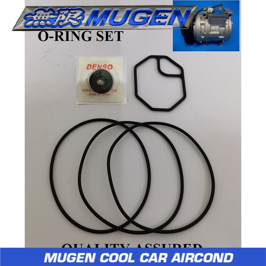 10PA AIR COND COMPRESSOR ORING KIT LIP SEAL,BODY ORING,TOP ORING