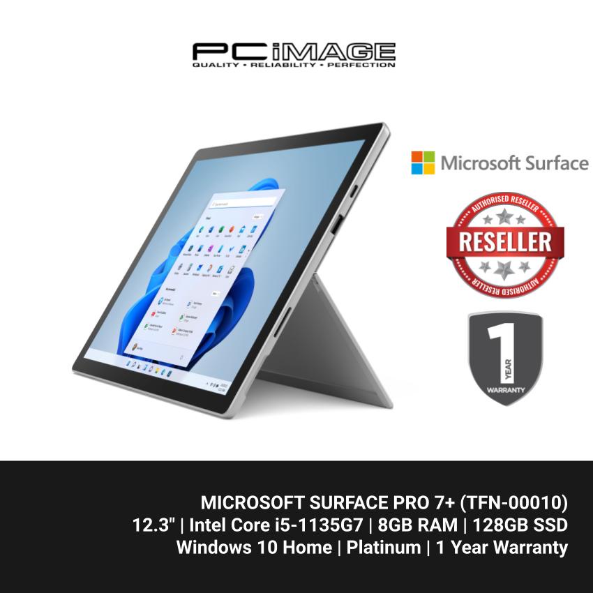 Microsoft Surface pro 7+ Core i5 / 8GB RAM / 128GB SSD (Platinum) TFN ...