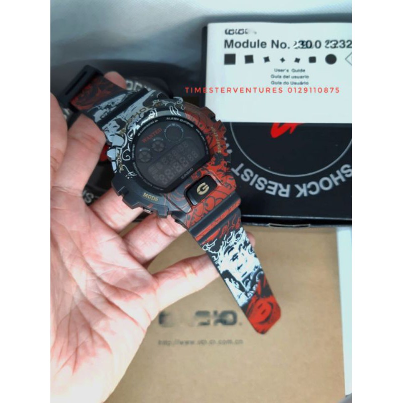 GShock DW6900 One Piece 1 1 CUSTOM Men Digital Watch Shopee