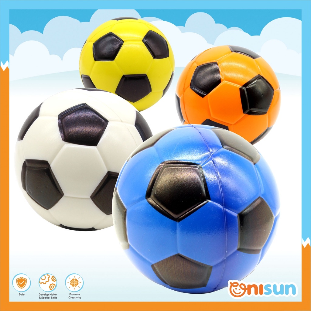 Kids' Multicolor Soccer Ball! Play Inside or Out (Bola Sepak Kanak ...