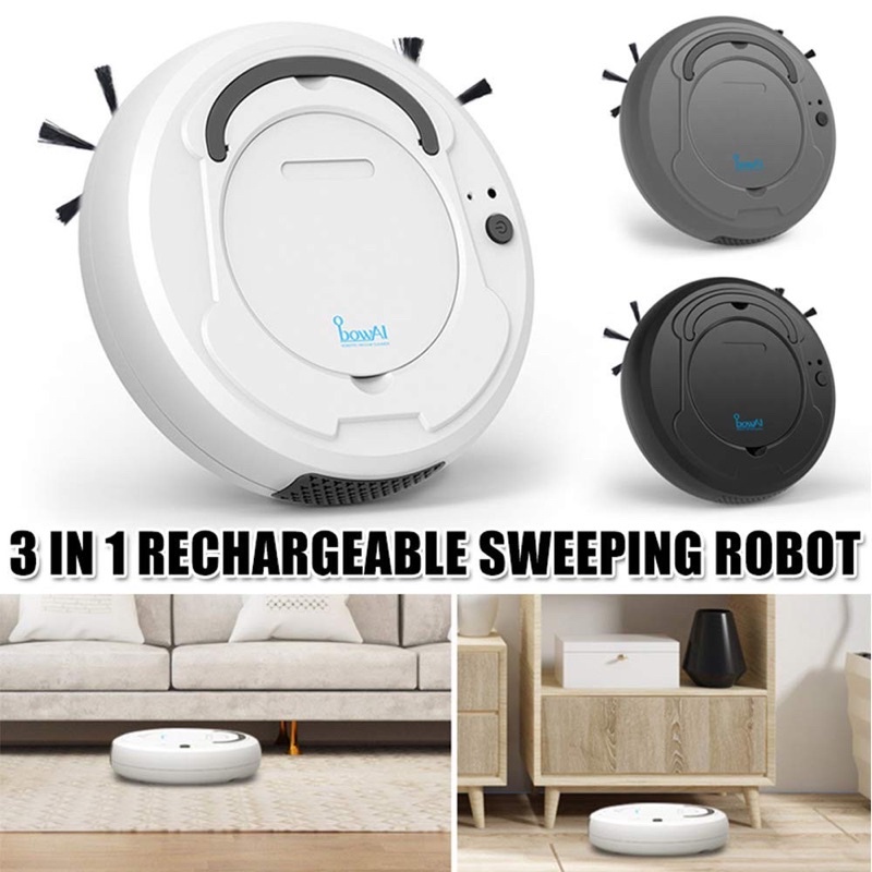 (READY STOCK) BOWAI OB8 ROBOT VACUUM CLEANER 3 IN 1 (SUCTION/SWEEPING