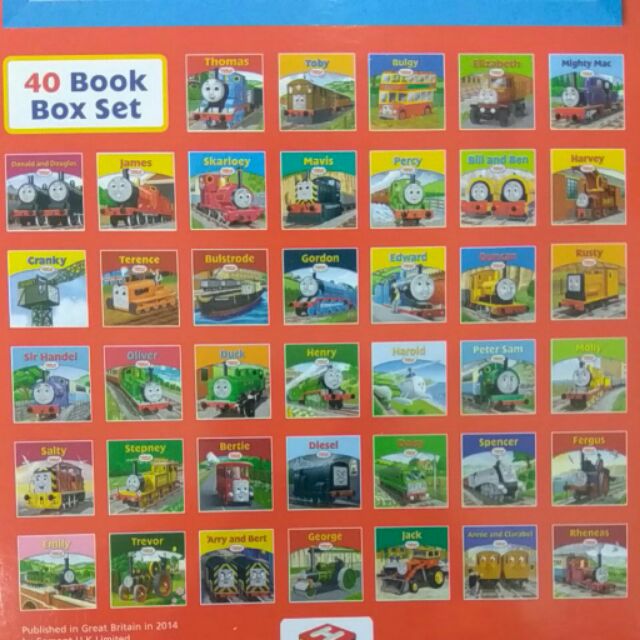 Thomas and Friends story library 40 book | Shopee Malaysia