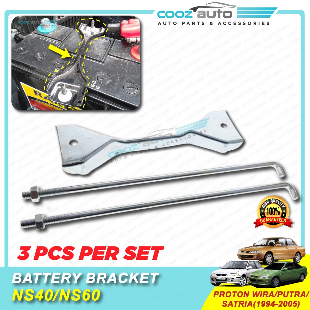 Proton Wira Satria Putra Ns Car Battery Bracket Holder Besi Pengikat