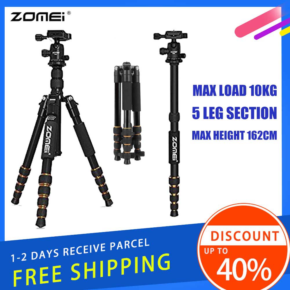 🔥READY STOCK🔥Zomei Q666 Mirrorless professional Tripod DSLR Camera ...