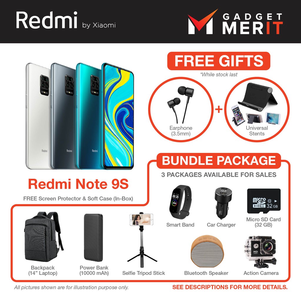 Ready Stock [MI MALAYSIA WARRANTY] Xiaomi Redmi Note 9S [4GB RAM