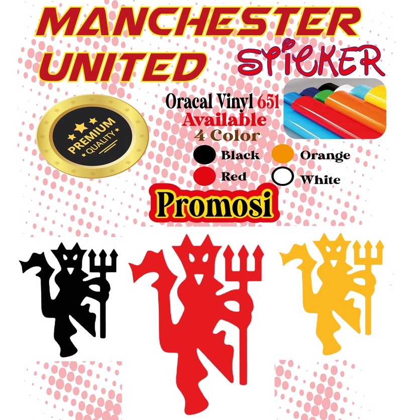*Ready Stock*Manchester United Sticker/Oracle 651/ Car,Lorry,Motor