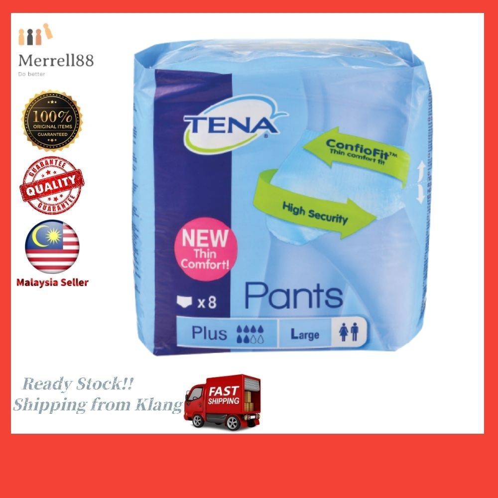 🔥Ready Stock🔥Guardian Tena Pants Plus 8s L - 1 Pack | Shopee Malaysia