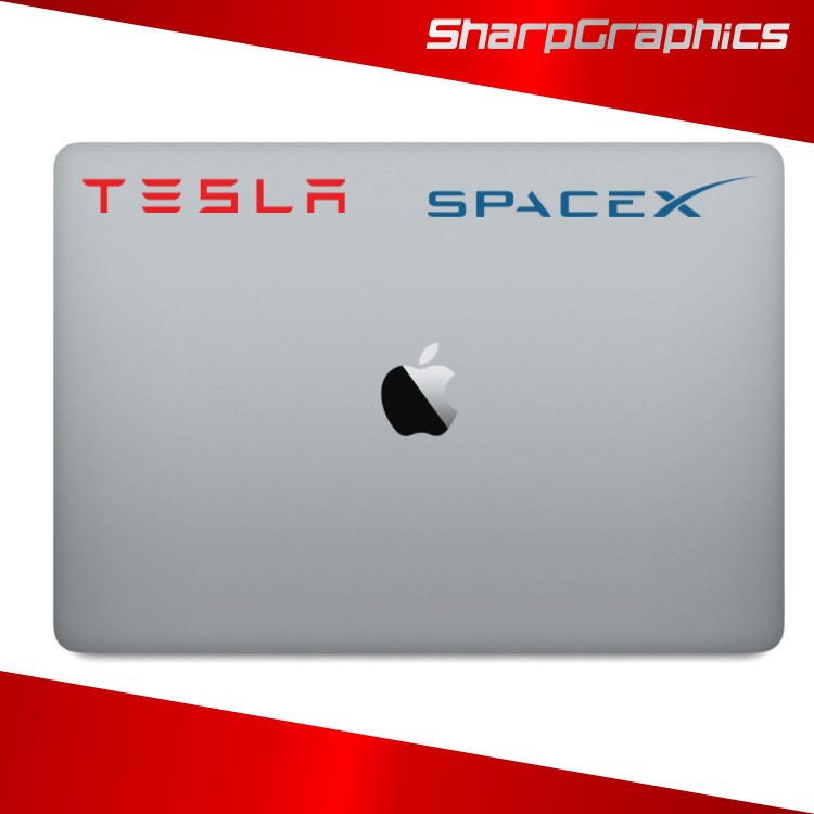 SpaceX Tesla Logo Sticker Decal | Shopee Malaysia