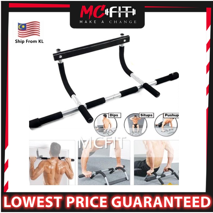 MCFIT Home Door Frame Bar Gym Upper Body Workout Bar Chin Up Pull Up