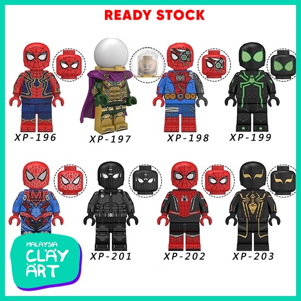 Spider-Man Minifigures Building Blocks KT1027 | Shopee Malaysia