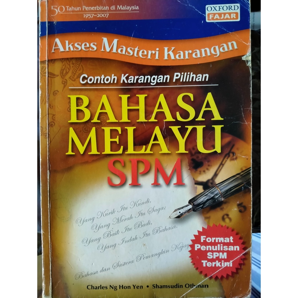 Buku Contoh Karangan Bahasa Melayu SPM | Shopee Malaysia