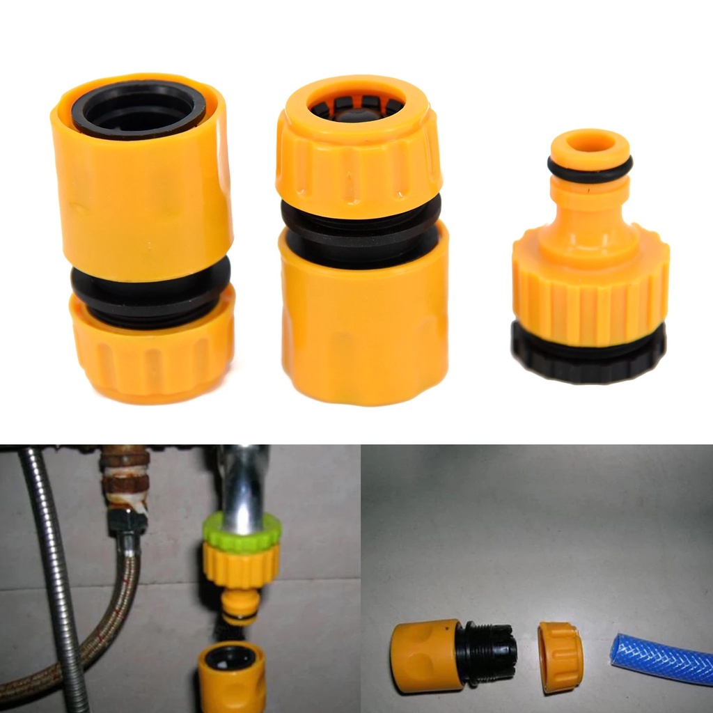 Ready Stock 3pcs/set Quick Tap Water Connector Adapter 1/2"Barbed ...