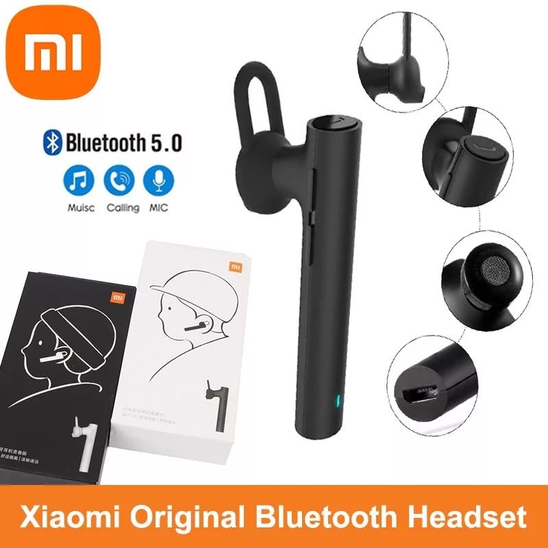 Xiaomi Mi Bluetooth Headset Youth Edition Earphone Compatible For All ...