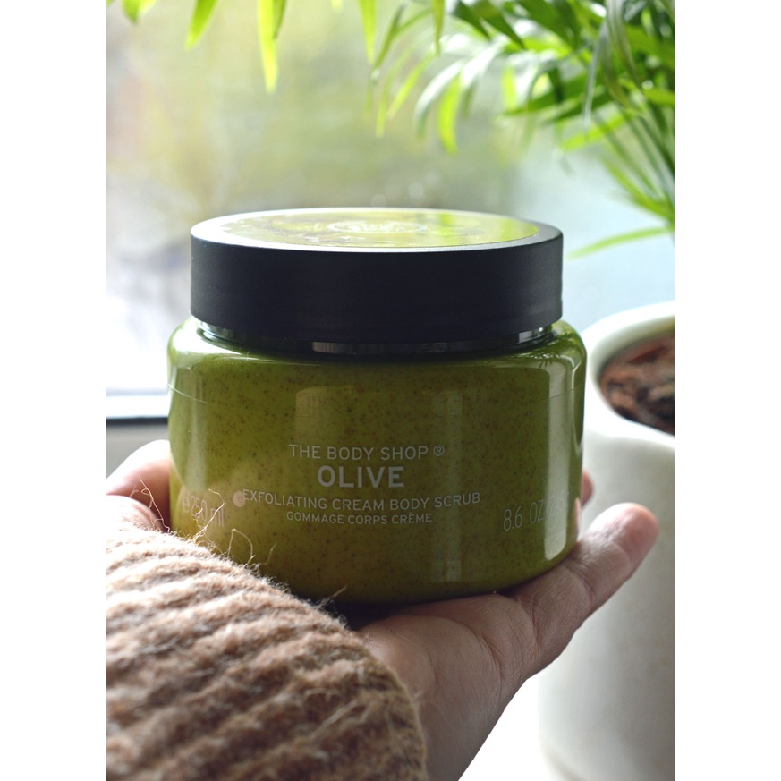 The Body Shop Olive Exfoliating Cream Body Scrub 250ml Shopee Malaysia