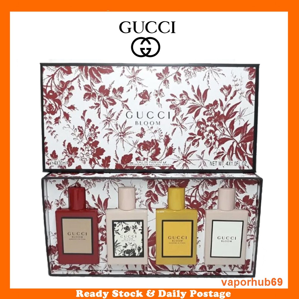 Gucci Bloom Gift Set 4in1 (4x30ml) Shopee Malaysia