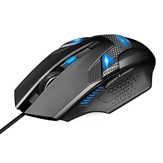 TECKNET Gaming Mouse, RAPTOR Optical Gaming Mouse Wired Ergonomic Mice ...