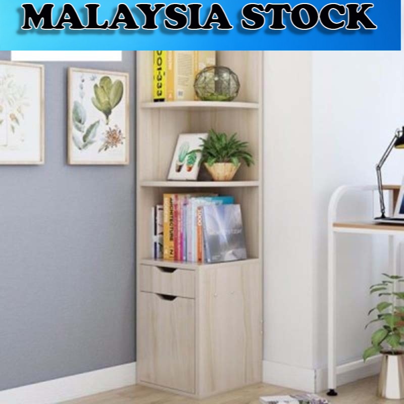 🔥[HOT ITEM]🔥CORNER BOOK SHELF BOOK DECORATIVE SHELF