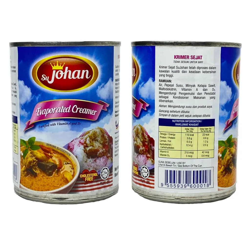 Su Johan Evaporated Creamer 390g | Shopee Malaysia