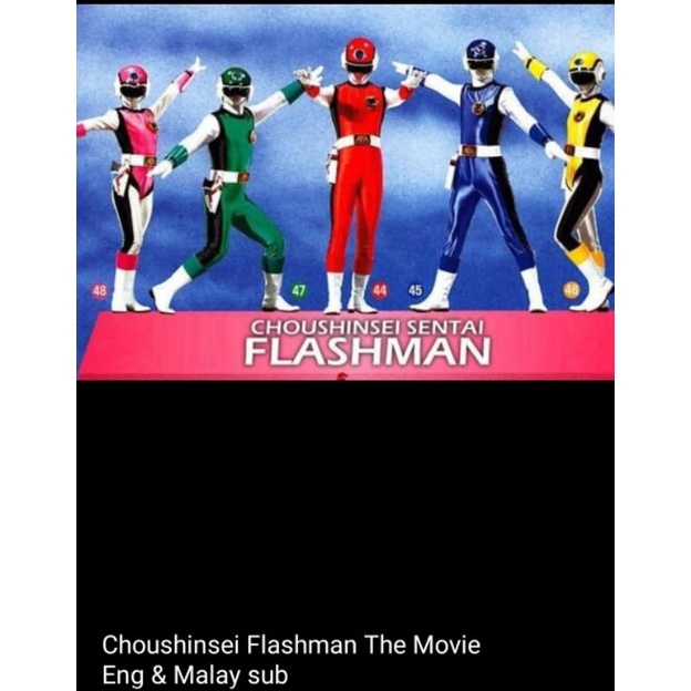 Choushinsei Flashman The Movie | Shopee Malaysia
