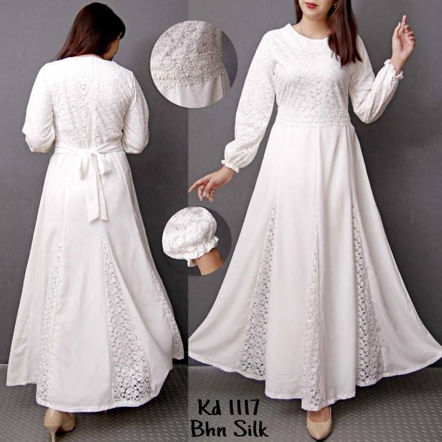 PUTIH Muslim Umrah Hajj Jumbo White Silk Robe | Shopee Malaysia