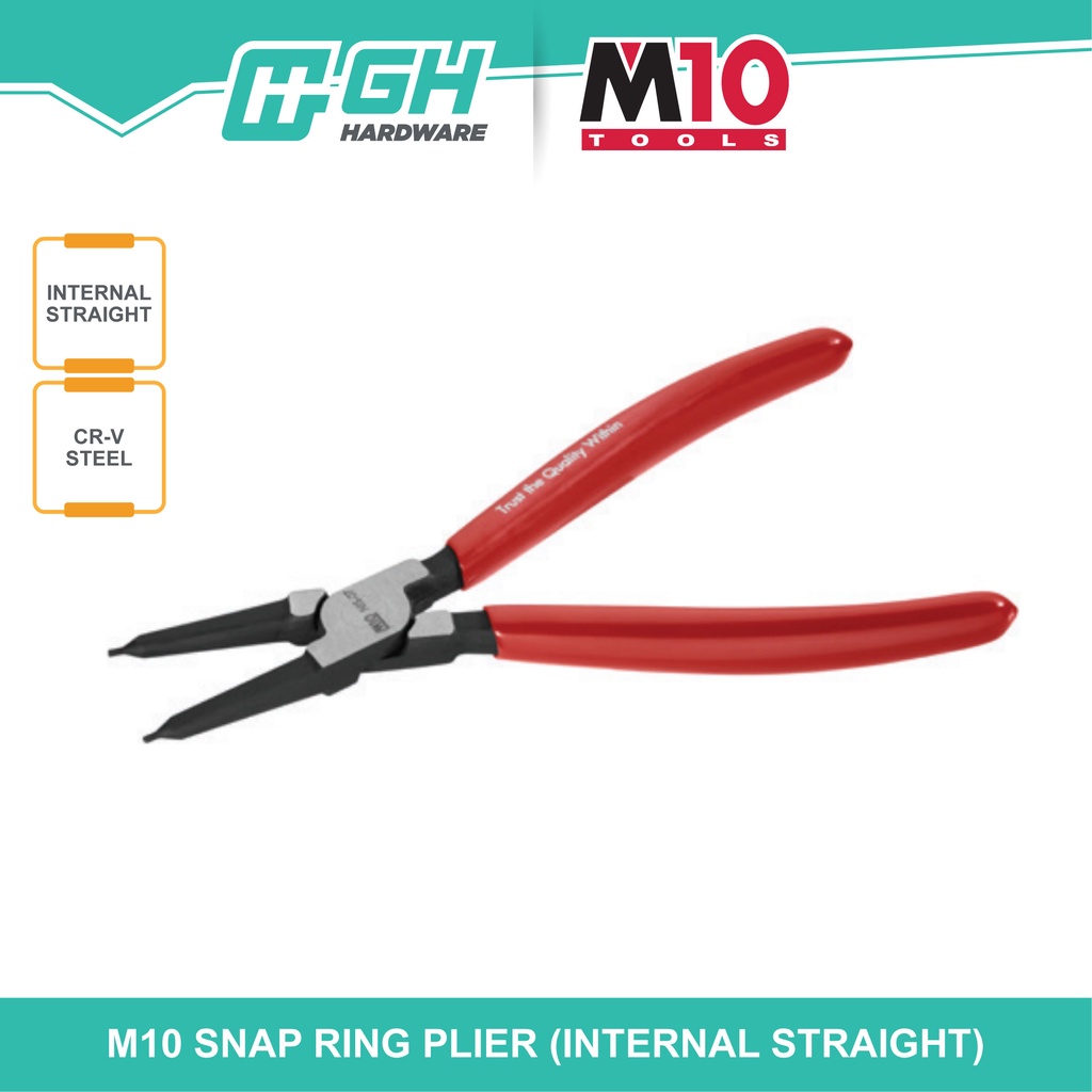 [ GH HARDWARE ] M10 Snap Ring Plier - Internal Straight | Shopee Malaysia