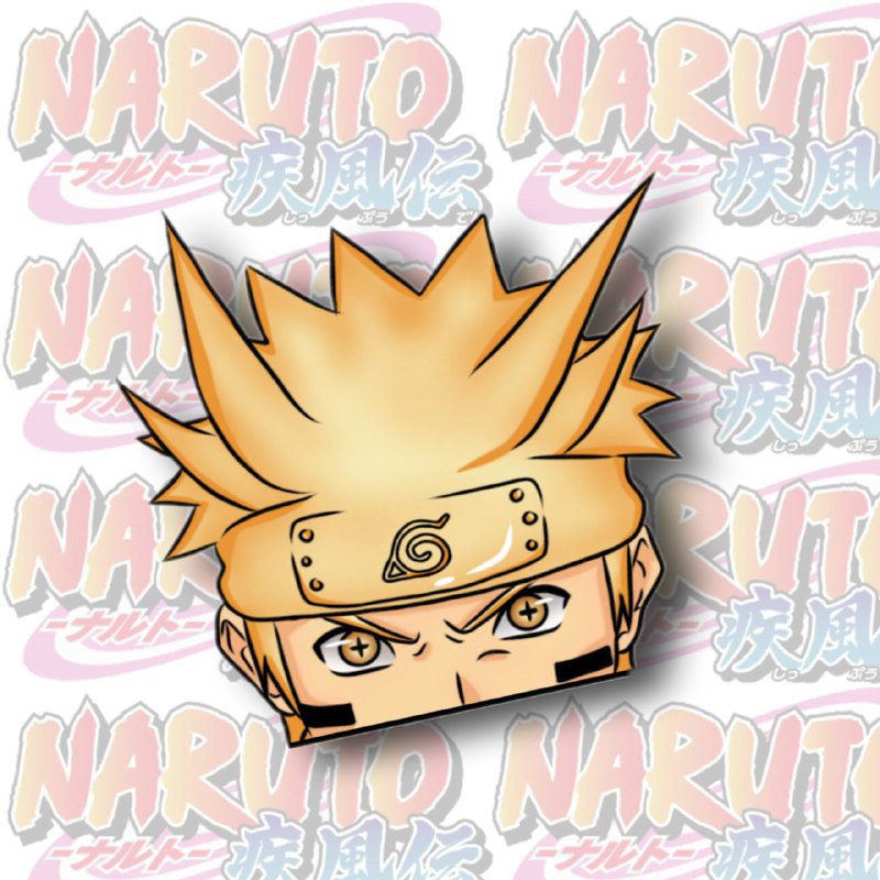 Naruto Peeker Stickers Shopee Malaysia