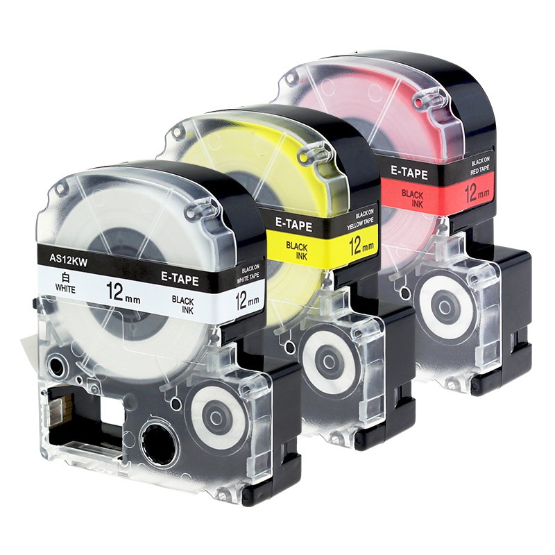 3 Pack LK4WBN LK4YBW LK4RBP Label Tape Compatible with Epson/KingJim