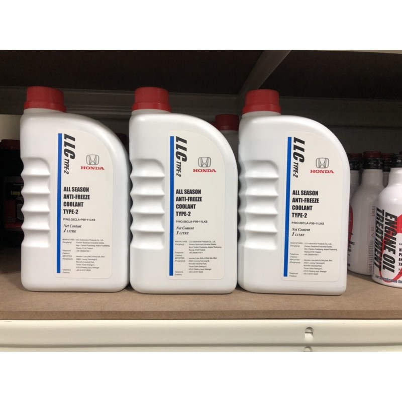 ORIGINAL HONDA GENUINE ANTI-FREEZE COOLANT TYPE-2 (1LITRE) BLUE COLOR ...