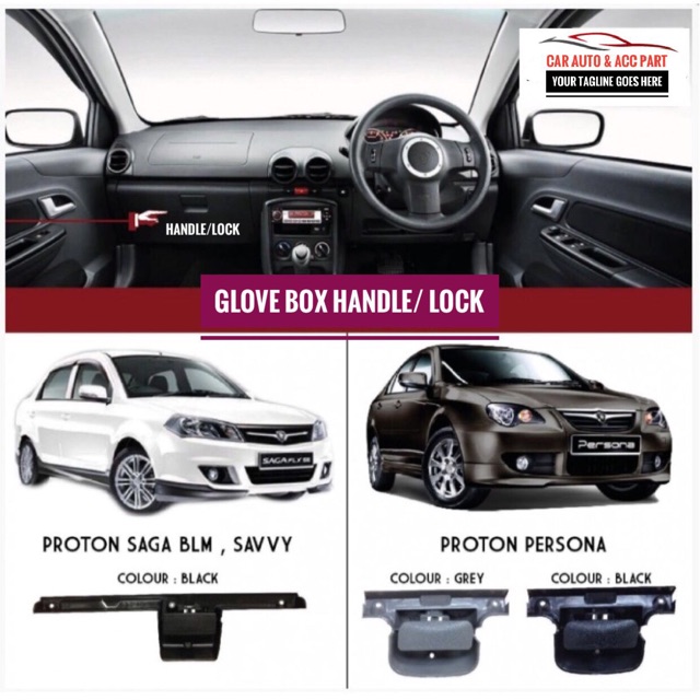 Saga Blm Flx Glove Box Lock Persona glove box Handle Lock Shopee Malaysia