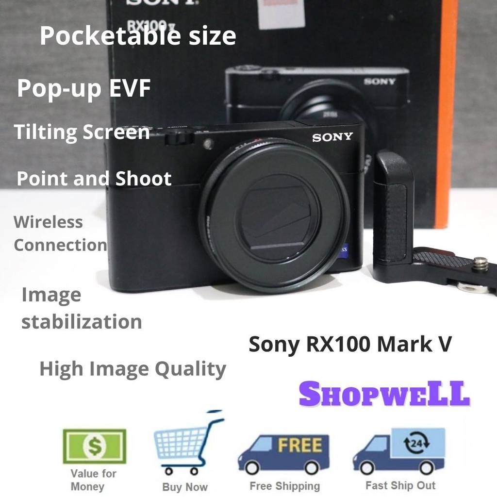 Sony RX100 V Mark M5 Digital Compact Point and Shoot Cameras for