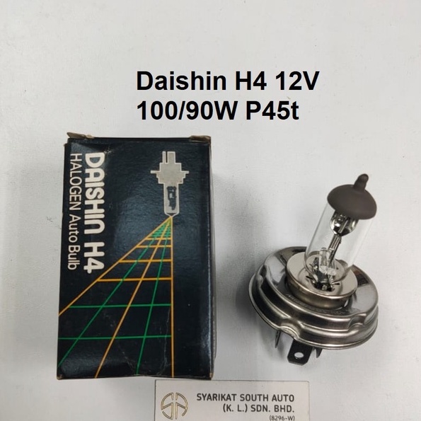 P43T Motorcycle 12V 35/35W Car Halogen H4 E4 Auto Light Bulb UV Quartz Glass Clear