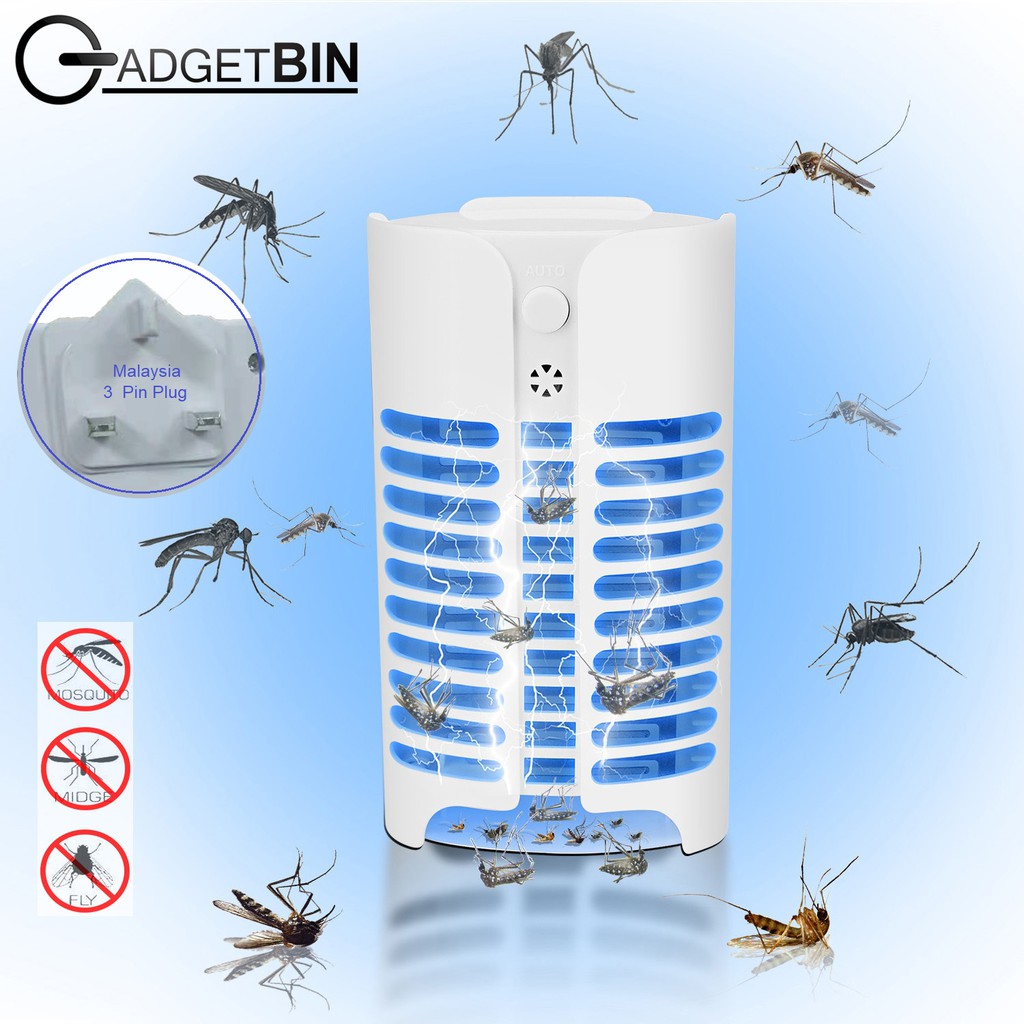 Msia 3 Pin Plug Indoor Electric Mosquito Lamp Flying Insect Killer ...