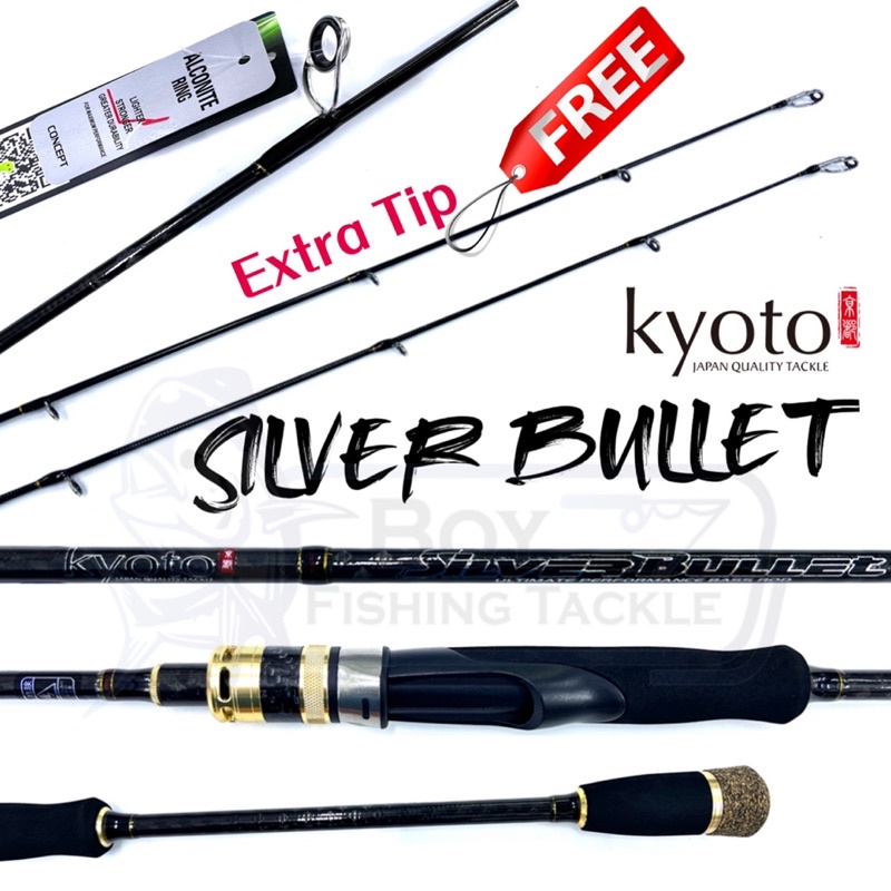 KYOTO SILVER BULLET SPINNING ROD FISHING ROD 2 TIP | Shopee Malaysia