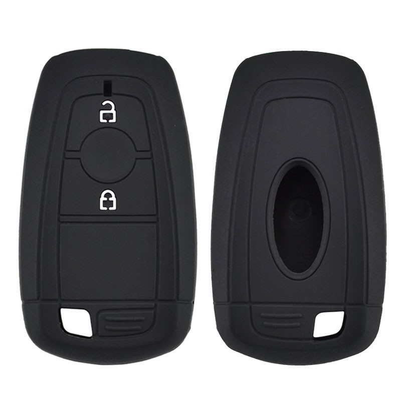2 Button Silicone Car Key Cover Case For Ford EcoSport 2018 Remote Fob