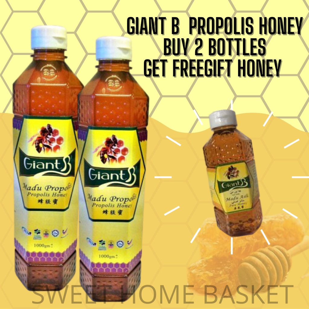 Giant B Honey - Madu Propolis (Propolis Honey) Original From HQ 🎁 ...