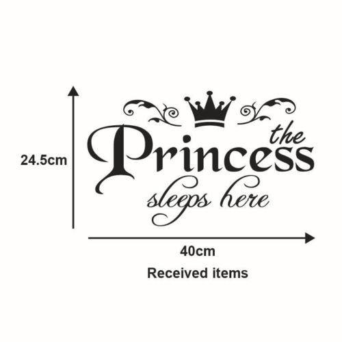Wall Sticker Kids Bed Sticker Wall Decoration Princess Deco Wall Art ...