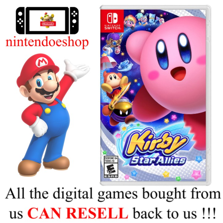 Kirby Star Allies Nintendo Switch English Chinese Shopee Malaysia