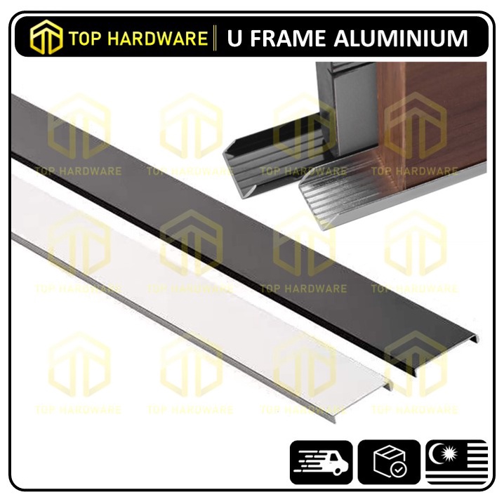 TOP🇲🇾 [3pcs / 4pcs] Aluminium Edging Aluminum U Frame 3G Door Frame ...